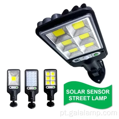 Luz do jardim solar sensor de movimento com controle remoto
